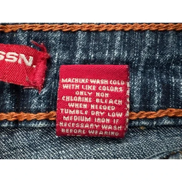 US Polo Assn. Womens Blue Low Rise Bootcut Low West Denim Jeans Size 5/6 - Picture 10 of 14